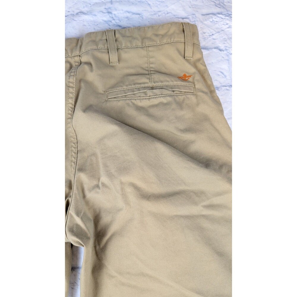 Dockers Men Pants Classic Fit Beige Lightweight Flat Front 34 X 29 Side Pocket - Picture 8 of 8